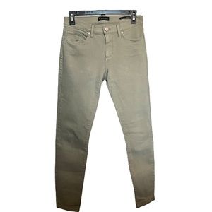 NWOT Banana Republic Sage Green Mid-Rise Skinny Jeans Size 25